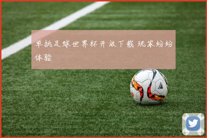 单挑足球世界杯开放下载 玩家纷纷体验